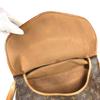 Louis Vuitton M42254 Monogram Saumur 35 Crossbody Flap Bag Shoulder Bag Brown