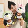 30/40cm Cartoon Penguin Plush Doll Pillow Turn Rabbit Dinosaur Unicorn Snapper Stuffed Animal Gift for Boys Girls