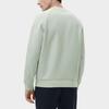 Fila Solid Color Crew Neck Casual Pullover Sweatshirt Men Sweatshirt Willow-Green F11M317204F-TQ