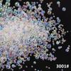 1 pot de 10 ml de perles de caviar 3D, strass, mini perles de verre, décoration d'ongles pour bricolage, soins des ongles, boule de cristal mixte sans trou