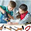 Outils de Réparation de Simulation pour Enfants Jouets en Plastique pour Garçon Outils de Maintenance Tournevis Marteau Pince Jeux de Jeu de Rôle pour Enfants TMZ