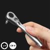 Ratchet Wrench - 1/4 Drive Ratchet Handle with 72 Teeth Quick Release, Screwdriver Bits Hand Tool for Auto Motorcycle Repair