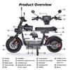 iScooter DX5 Electric Scooter 15.6Ah 16'' Tires NFC Start  60-72KM Range Adult scooter Max Load 150KG escooters