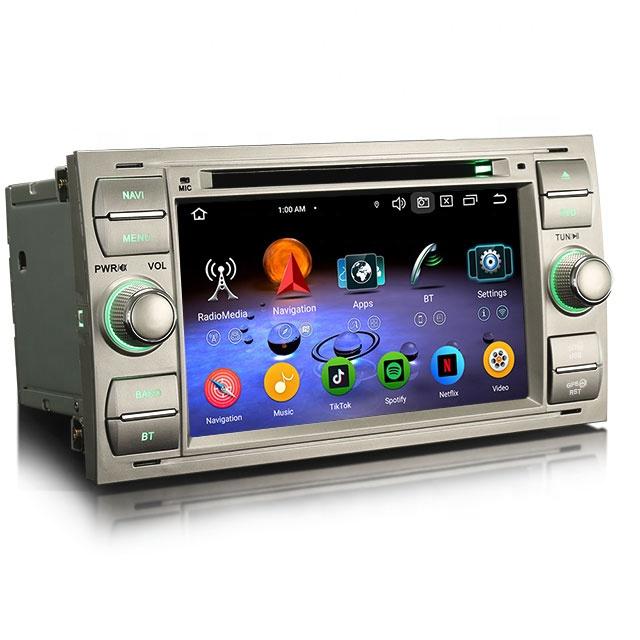 EU Stock ES6766FSN IPS Android 14.0 DSP 4G Car GPS Player for FORD C-Max Connect CarPlay Navi Auto Radio