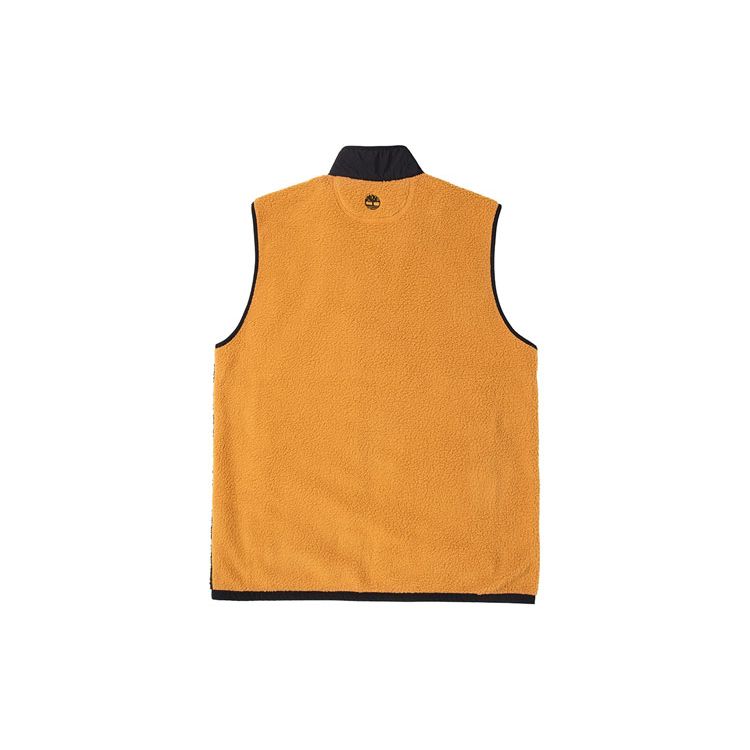 Timberland Outdoor Archive Sherpa Fleece Vest Men Vest Wheat A22F3-P57