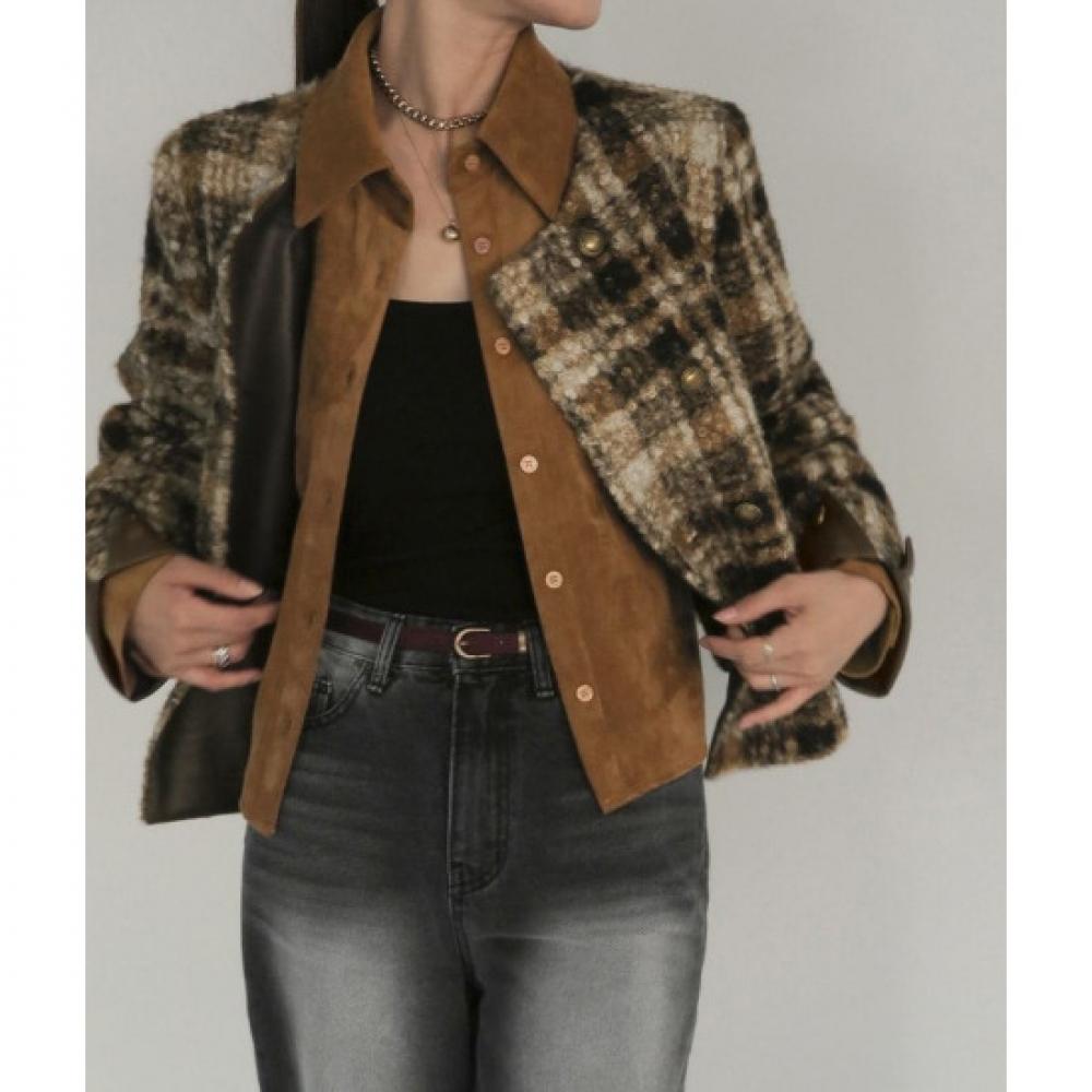 Dabagirl Velvet Suede Shirt