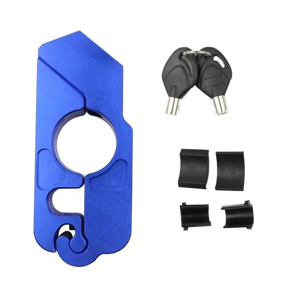 New Motorcycle Handlebar Lock Anti-theft Lock Motorcycle Electric Vehicle Aluminum Alloy Lock Solid Imitating Steal Locks
