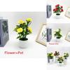 Romantic Rose Bonsai Artificial Plant For Valentines Day Gift And Indoor Decoration With Durable Material