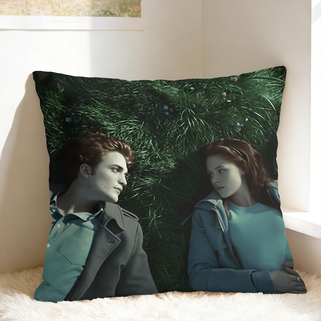 Edward Cullen Pillow Cover  Retro Trendy Pillow Case For Couch Sofa Bedroom Comfy Cushion Cover Birthday Present