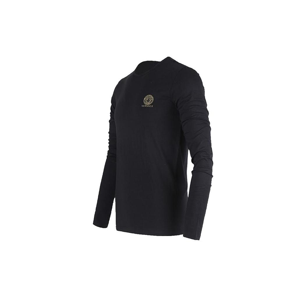 Versace logo-print long-sleeved T-shirt AUU01007-A232741-A1008