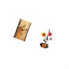Simulated Tree Stump Wall Clock with Arabic Numerals Silent Mechanism And Vertical Paper Towel