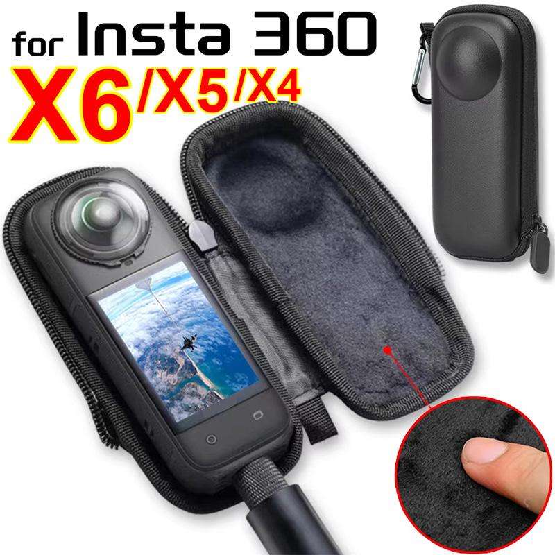 For Insta 360 X6 X5 X4 Carrying Storage Case Anti-scratch Portable Travel Mini Camera Bags Cover Shell for Insta360 X6 X5 X4