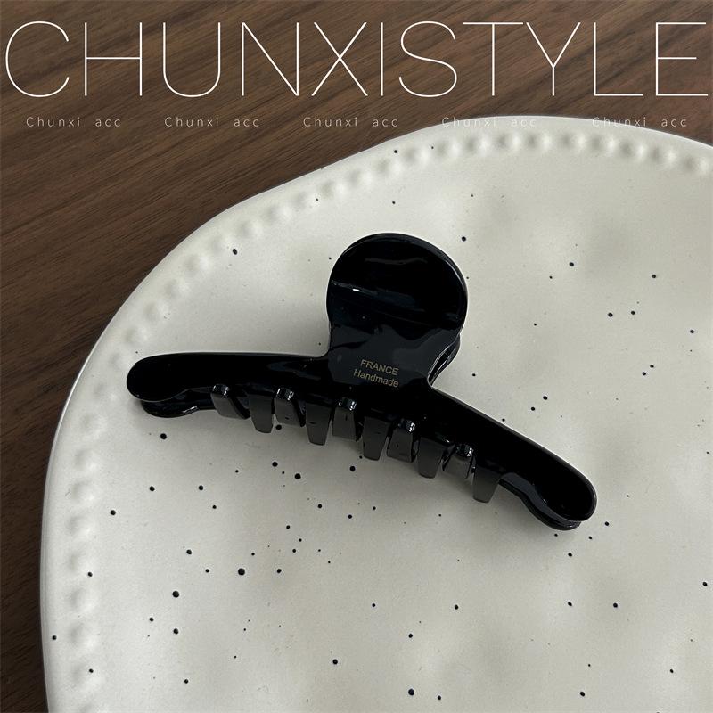 Elegant Acid Hairpin: High-Grade Korean Shark Clip for Women