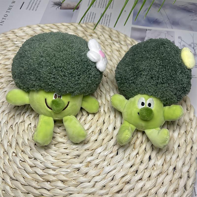 Cute Broccoli Plush Toy Small Pendant Versatile Cauliflower Bag Pendant