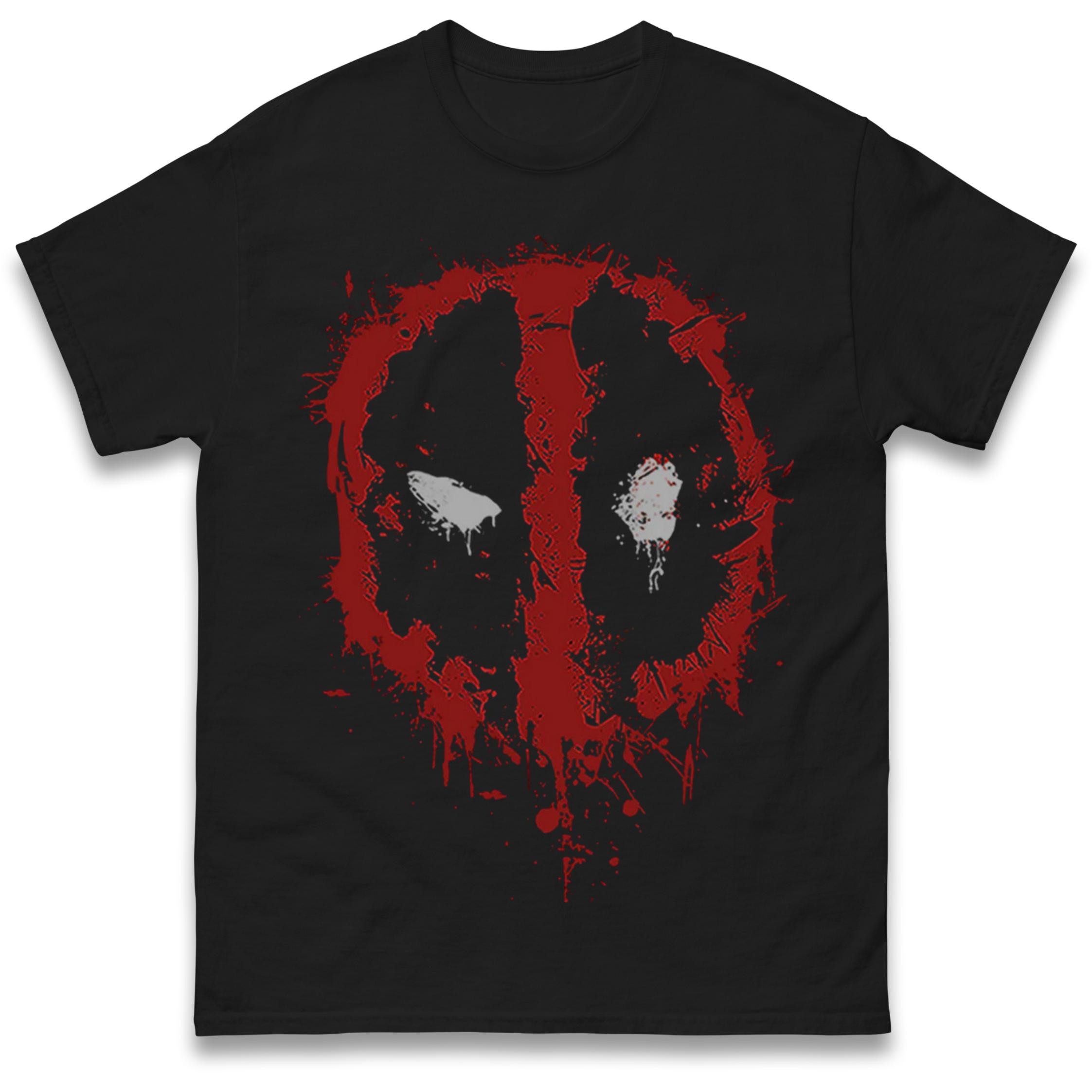 Marvel Deadpool Splatter T Shirt Tshirt Mens Womens Unisex Tops Tees S