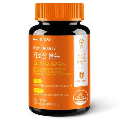 Nutri D-Day Dieet Chitosan Helemaal Nieuw, 90 tabletten, 1 eenheid