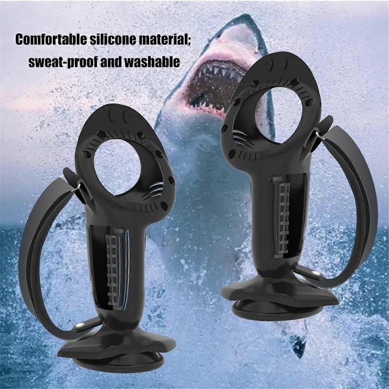 9-in-1 for Quest 3S Protective Case Controller Grip Face Cover Hand Strap Lens Cover,Rocker Cap VR Accessories White