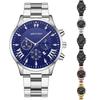 Men's Waterproof Luminous Running Alarm Clock Watch