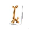 Balloon Dog Sculpture Desktop Collectible Figurine for Bedroom Indoor Office