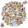 56 Cute Cartoon Raccoon Graffiti Stickers Do Not Repeat Suitcase Skateboard Decorative Stickers Batch