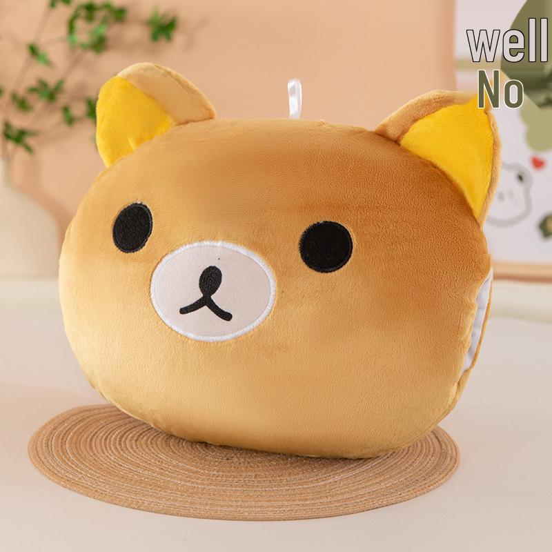 Cartoon Winter Hand Warmer Plush Pillow with Logo Customization