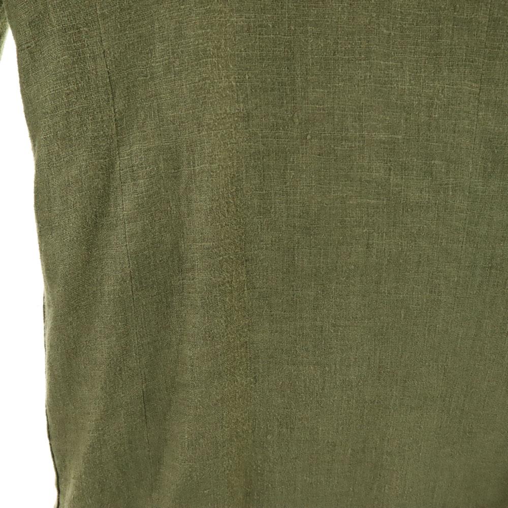 ISSEY MIYAKE made in Japan Blowout cloth tailored jacket XL Olive blazer Men's Used