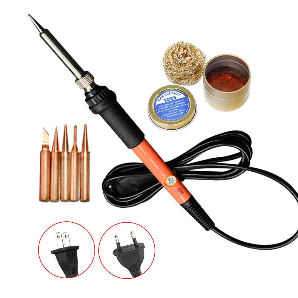 Weller Electric 40W Soldering Pencil Iron Station Tip Heater Solder Tool Kit Set