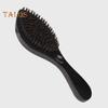 Men Beard Brush with Ergonomic Handle Nylon Boar Bristle Curved Wave Beard Straightener Brush Home Salon Men Mustache Grooming Styling Tools