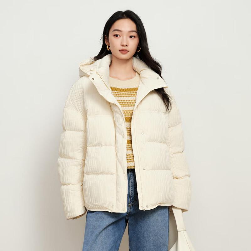 

Elva Island Women s Textured Short Down Jacket M