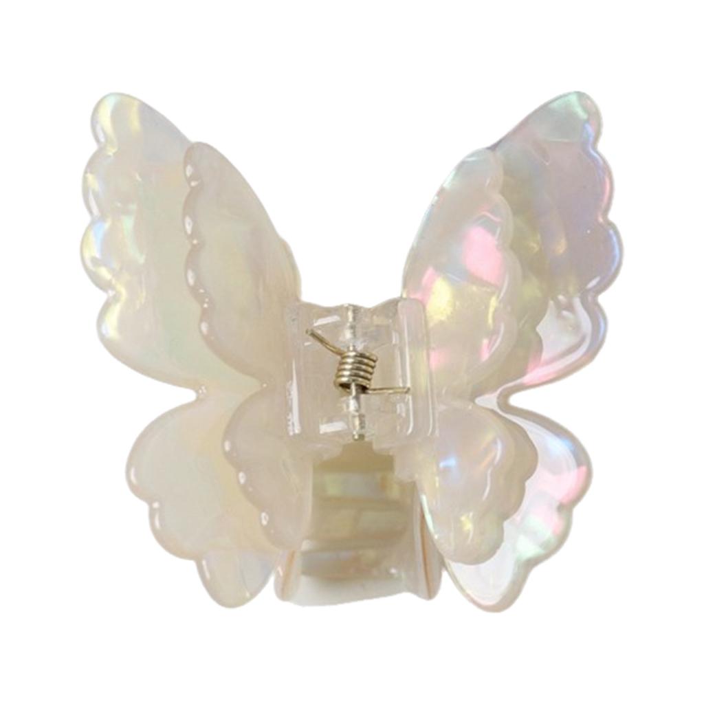 Butterfly Hair Claw for Women Acrylic Handmade Back-of-Head Shark Clip Hair Accessories