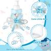 12 Pcs Baby Shower Bottles Mini Milk Bottle Plastic Bear Candy Bottles with Ribbon Baby Shower Wedding Gift for Guest