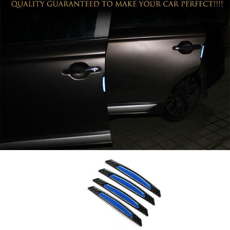 For Mitsubishi Outlander Sport 11-2023 Blue Carbon Fiber Car Door Anti-Collision