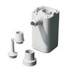 With 3 Nozzles Electric Air Pump Rechargeable Compression Bag Vacuum  Pump  Garden Patio Backyard
