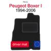Driver Velour Floor Mat For: Peugeot Boxer I Van (1994-2006)