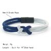 New Handmade Color Blocking Design Braided Knot Bracelet For Men A Grade 4mm Ethnic Rope Braslet Perfect Gift For Boyfriend