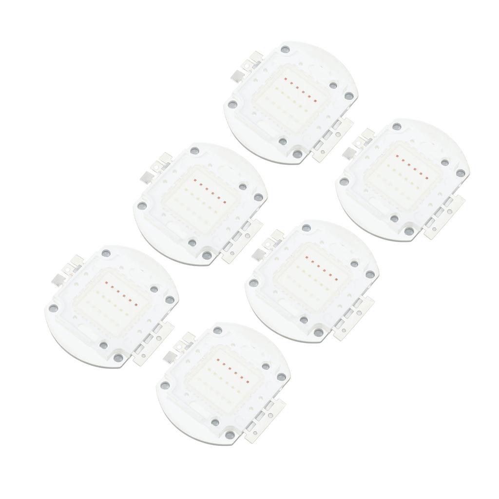 6Pcs 20W RGB COB Integrated Light High Brightness COB Panel for Plant Stage Billboard Exhibition Hall