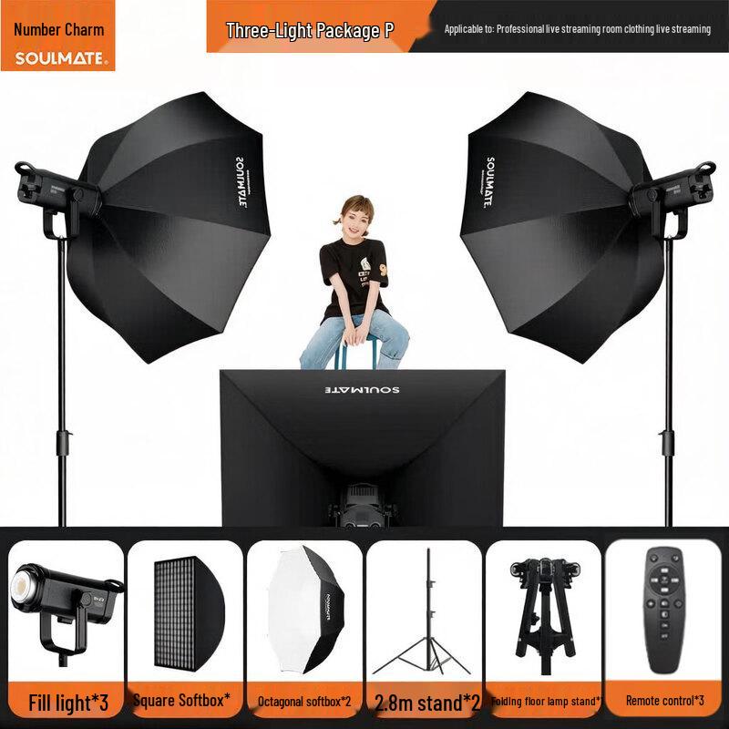 SOULMATE E300BiMax 300W Bi-color LED Video Light