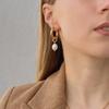 1pair Stainless Steel Classic Pearl Earrings for Women Couples Daily Decoration Party Jewelry Gifts Prevent Allergy