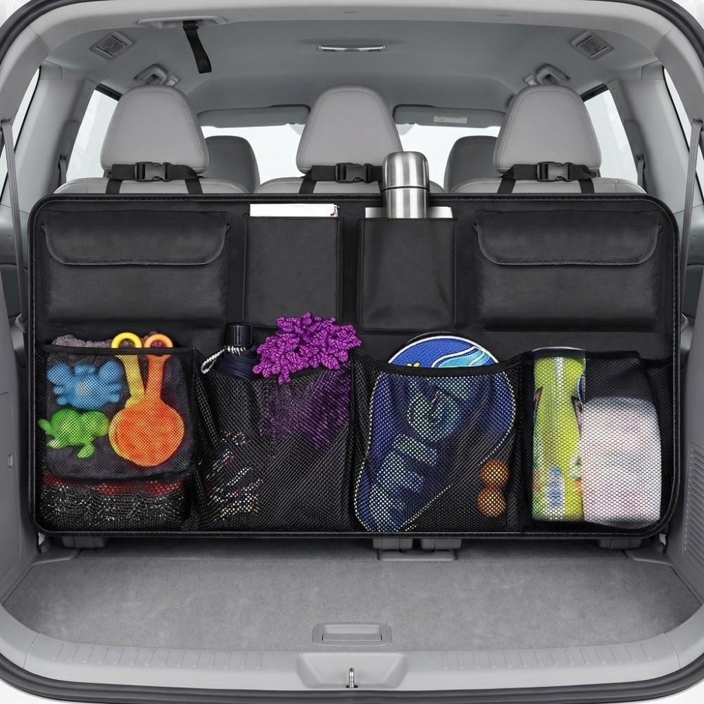 Multifunctional Rear Seat Storage Bag Waterproof Car Interior Organizer Car Trunk