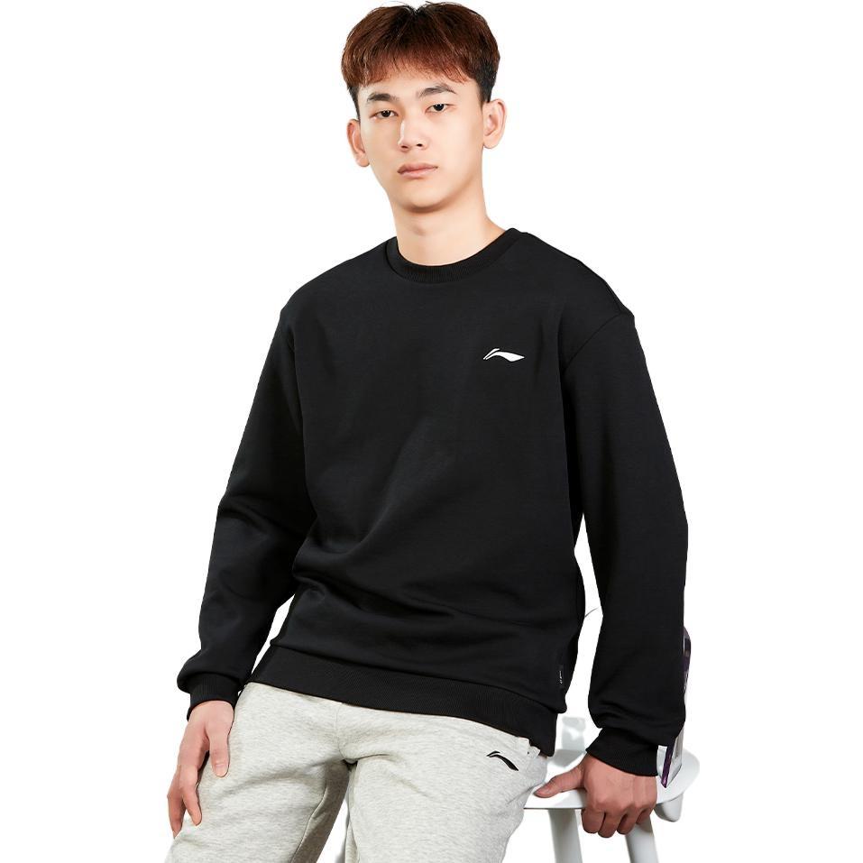 Li-Ning Li Ning Sweatshirts Men's Crew Neck Moderate Unisex AWDTD81-1