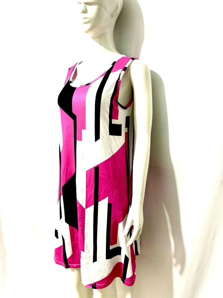 2024 Women's Geometric Pattern Vest Dress