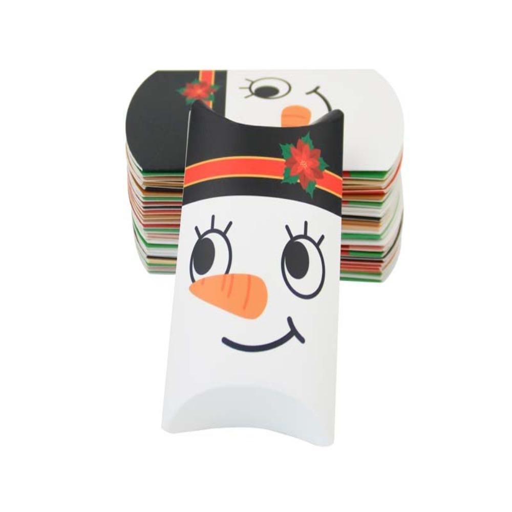 10PCS Handheld Candy Boxes Bags Merry Christmas Christmas Gift Bag  New Year Party Favors