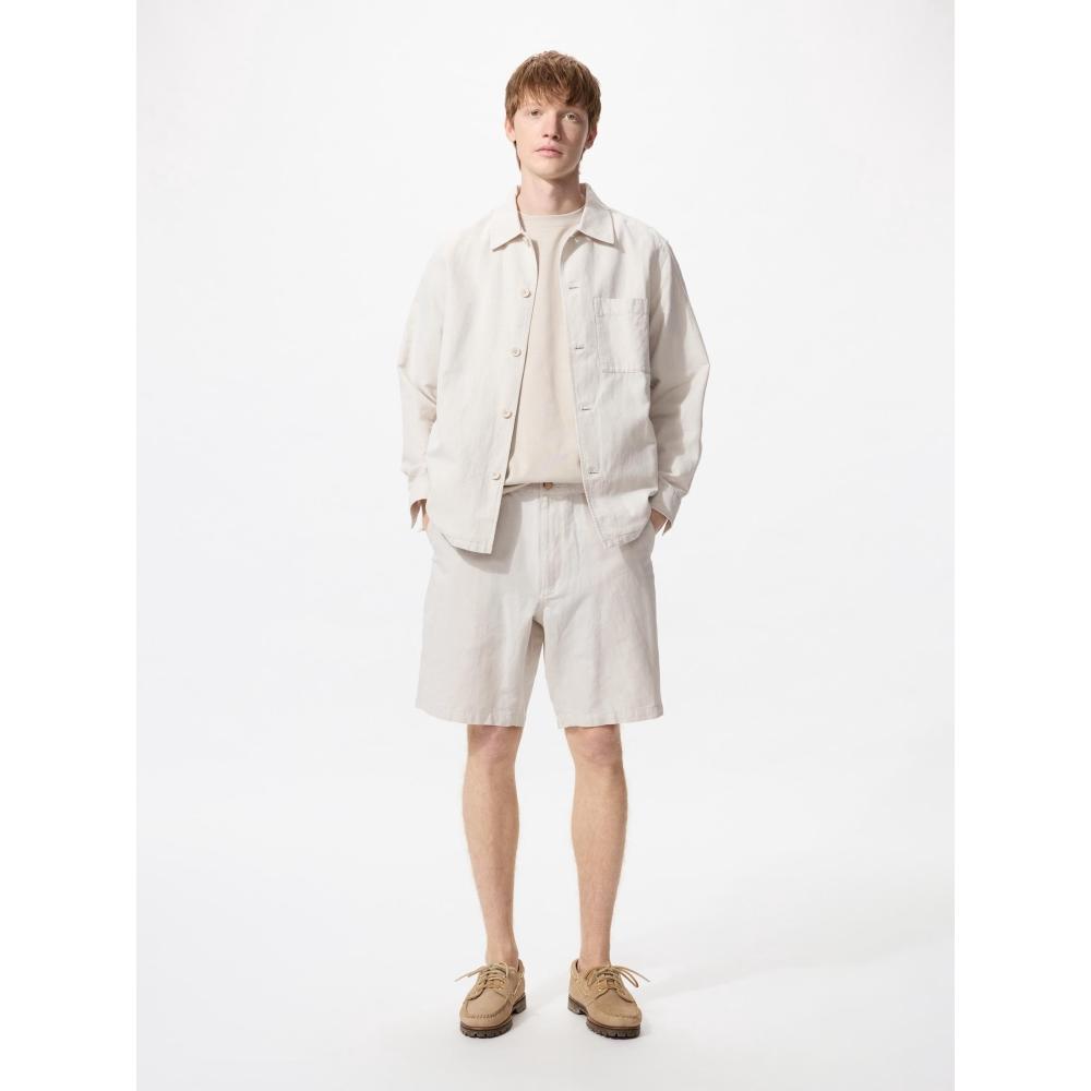 Uniqlo Japan Linen Blend Shorts