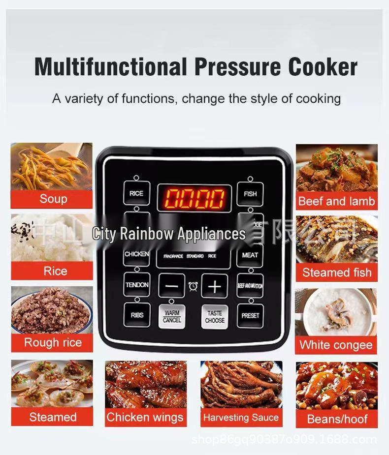 Multifunctional Large Capacity Household Electric Pressure Cooker