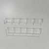Acrylic Straw Holder For Cabinet Adhesive Straw Storage Clear Chopsticks Organizer For Cupboard Kitchen Counter Coffee Stirring