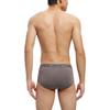 Calvin Klein Double Gravity Band Solid Jacquard Waistband Briefs Men underwear Dark-Gray NB3311-5GS