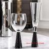 2022 neueste Hochzeit Party Schraube Champagner Flöten Luxuriöse Bankett Dekoration Weinglas Galvanik Spirale Rotwein Becher