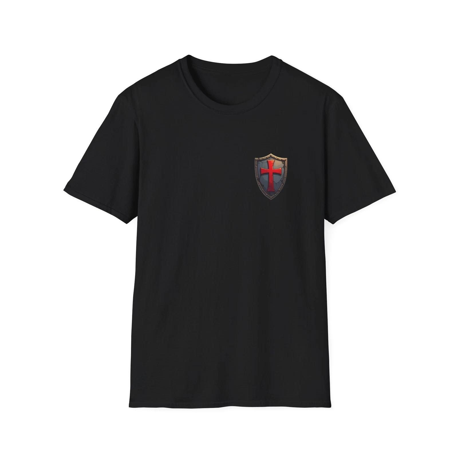 

Heraldic Crest Unisex Softstyle T-Shirt, Casual Wear, Gift for, Streetwear, M