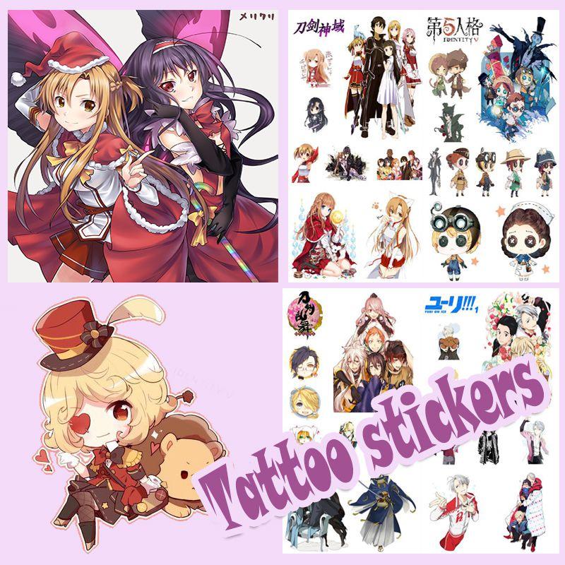 Anime Tattoo Mini Posted Tomorrow Ark Creative Personality Sticker Sticker Gift