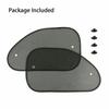 2Pcs Durable Reflector Car Sun Shades for Front Rear Window Shield Screen Sunshades Cover UV Protection Windscreen Mesh Visor